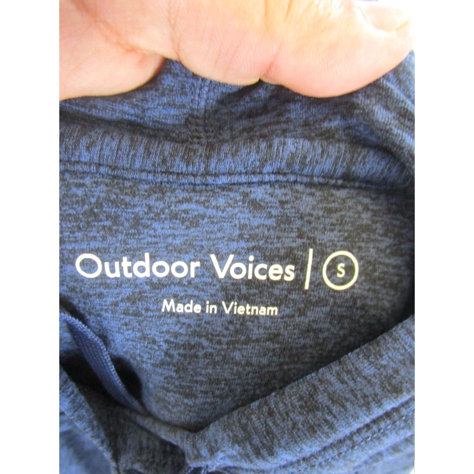 Outdoor Voices VINTAGE Outdoor Voices Hoodie Sweater Womens Small All Day Pullover Hooded Activewear Blue 90s Womens Size S / US 4 / IT 40 - 6 Thumbnail