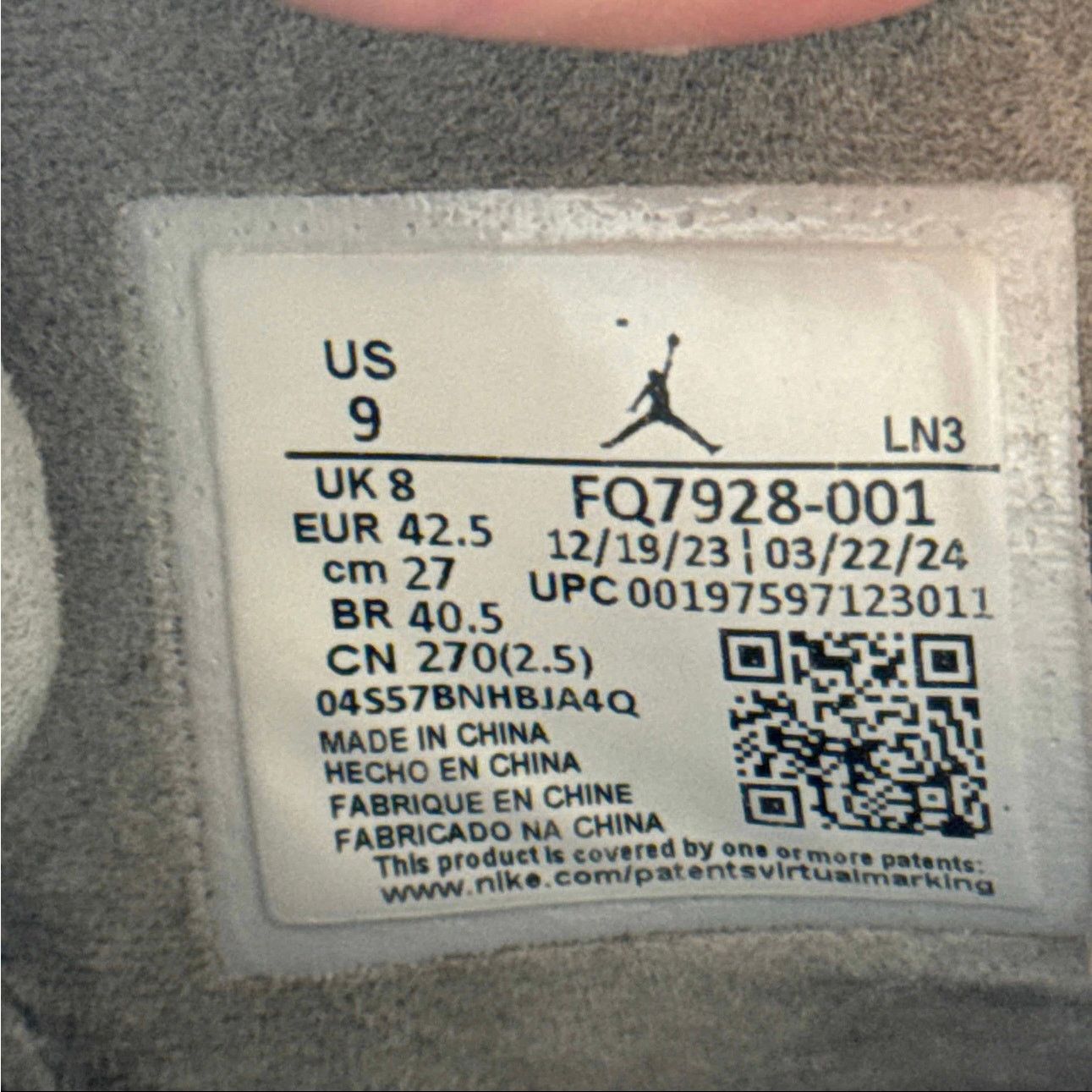 Jordan Brand × Nike Size 9 - Nike Air Jordan 4 Retro SE Wet Cement Men's Shoes Size US 9 / EU 42 - 7 Thumbnail