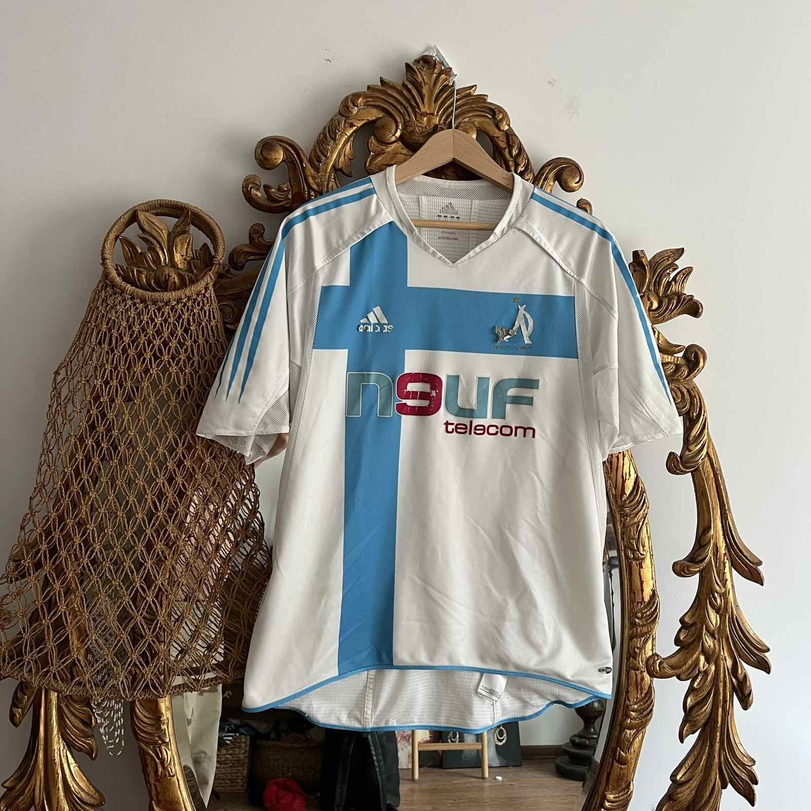 Adidas × Vintage Vintage adidas Olympique de Marseille Neri Soccer jersey Size US L / EU 52-54 / 3 - 1 Thumbnail
