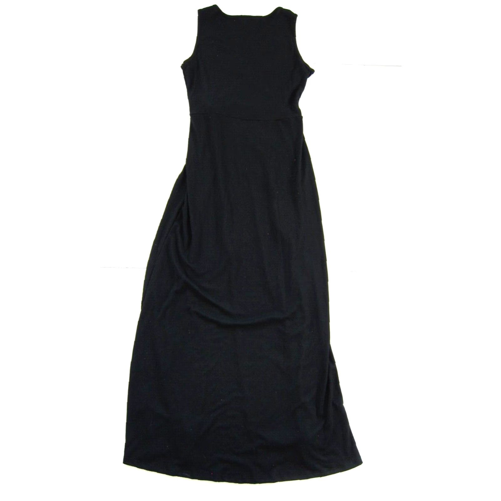 Jessica Simpson VINTAGE New Jessica Simpson Black Jersey Stretch Sleeveless Long Maxi Tank Dress Large Size L / US 10 / IT 46 - 2 Thumbnail
