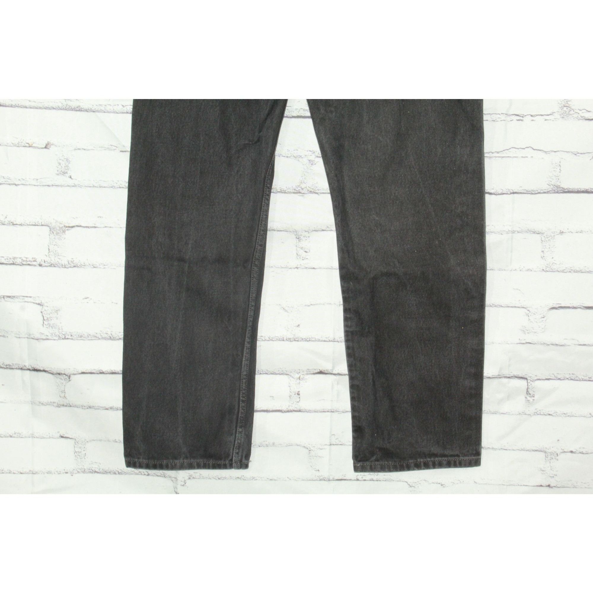 Levi's Levi's 505 Regular Fit Black Jeans Size US 36 / EU 52 - 8 Thumbnail