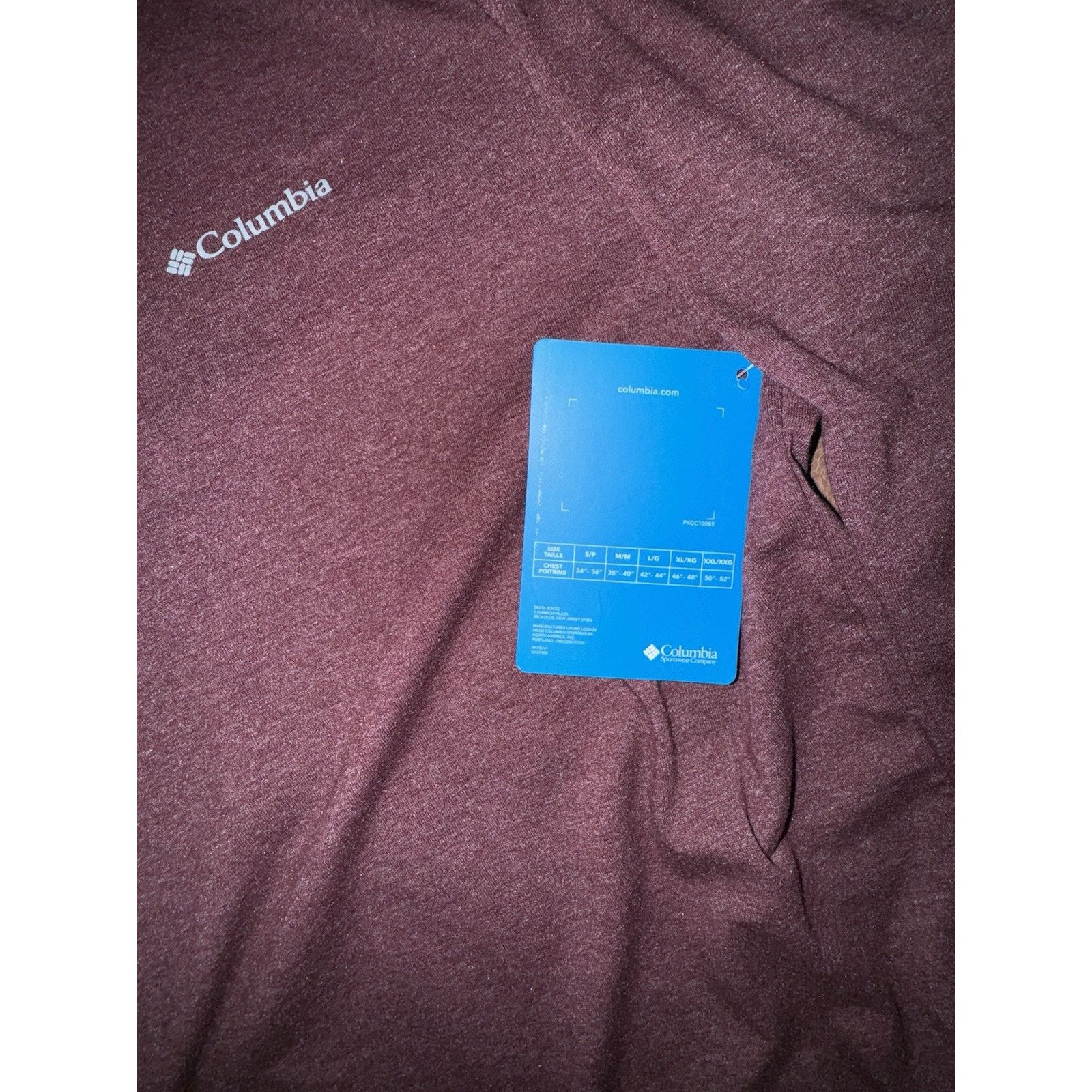 Columbia NEW Columbia Men Adult Sz XL Tee Shirt Red Omni-Wick Hills Size US XL / EU 56 / 4 - 3 Thumbnail