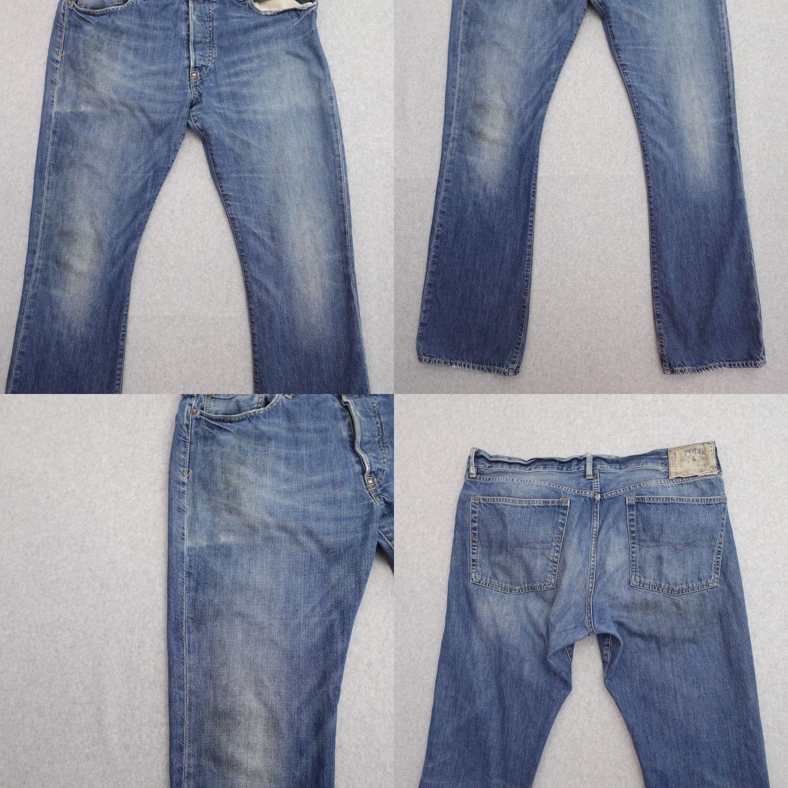 Polo Ralph Lauren VINTAGE Polo Ralph Lauren Jeans Adult Size 36 Blue Distressed Size US M / EU 48-50 / 2 - 9 Thumbnail
