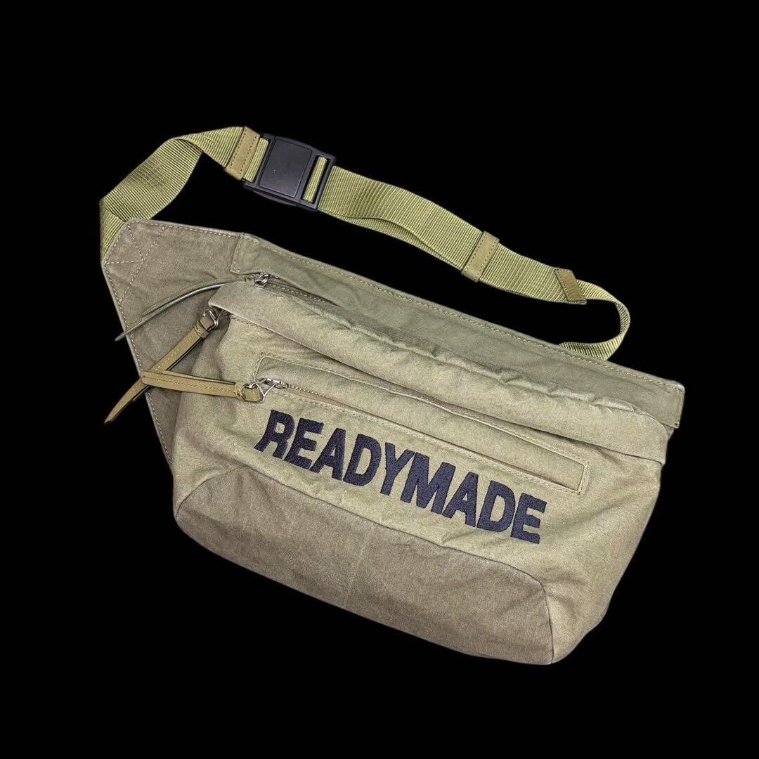 Vintage Unique Readymade Waist Bag from Upcycled Tent Fabric Size ONE SIZE - 1 Thumbnail
