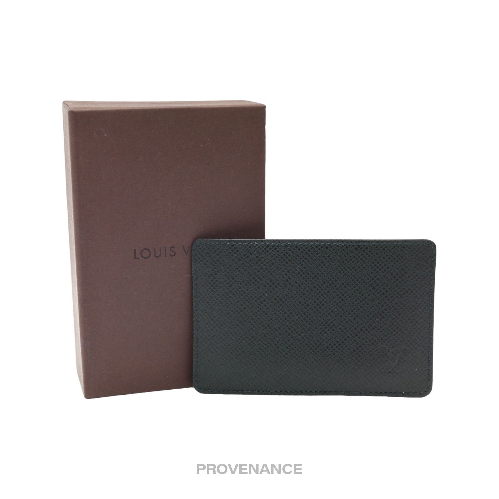 Louis Vuitton 🔴 Louis Vuitton Card Holder Wallet - Taiga Epicea Leather Size ONE SIZE - 1 Thumbnail