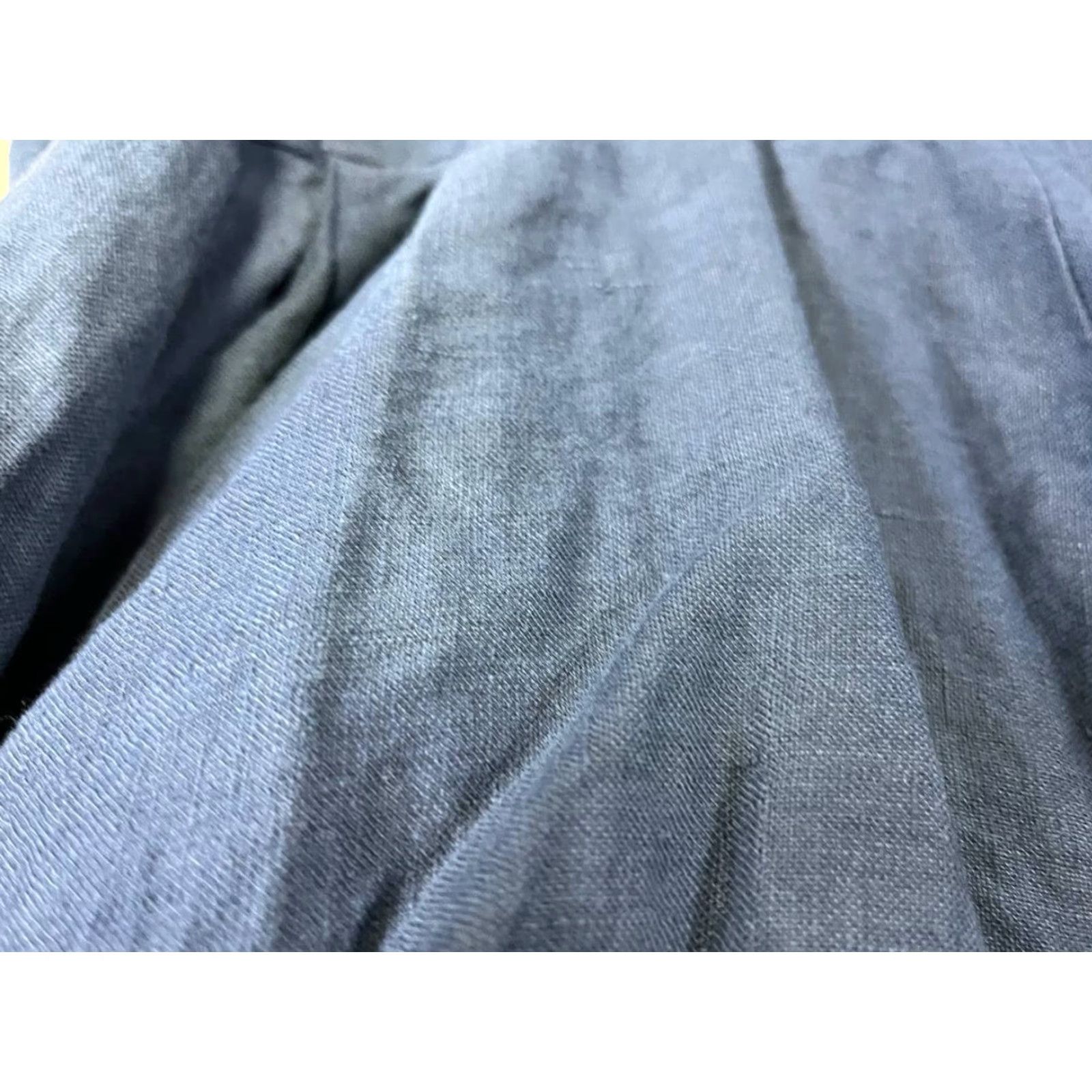 Zara ZARA BASIC Womens Knee Length Dress M Blue Marine Halter Zipper Layered Ruffle Size M / US 6-8 / IT 42-44 - 5 Thumbnail