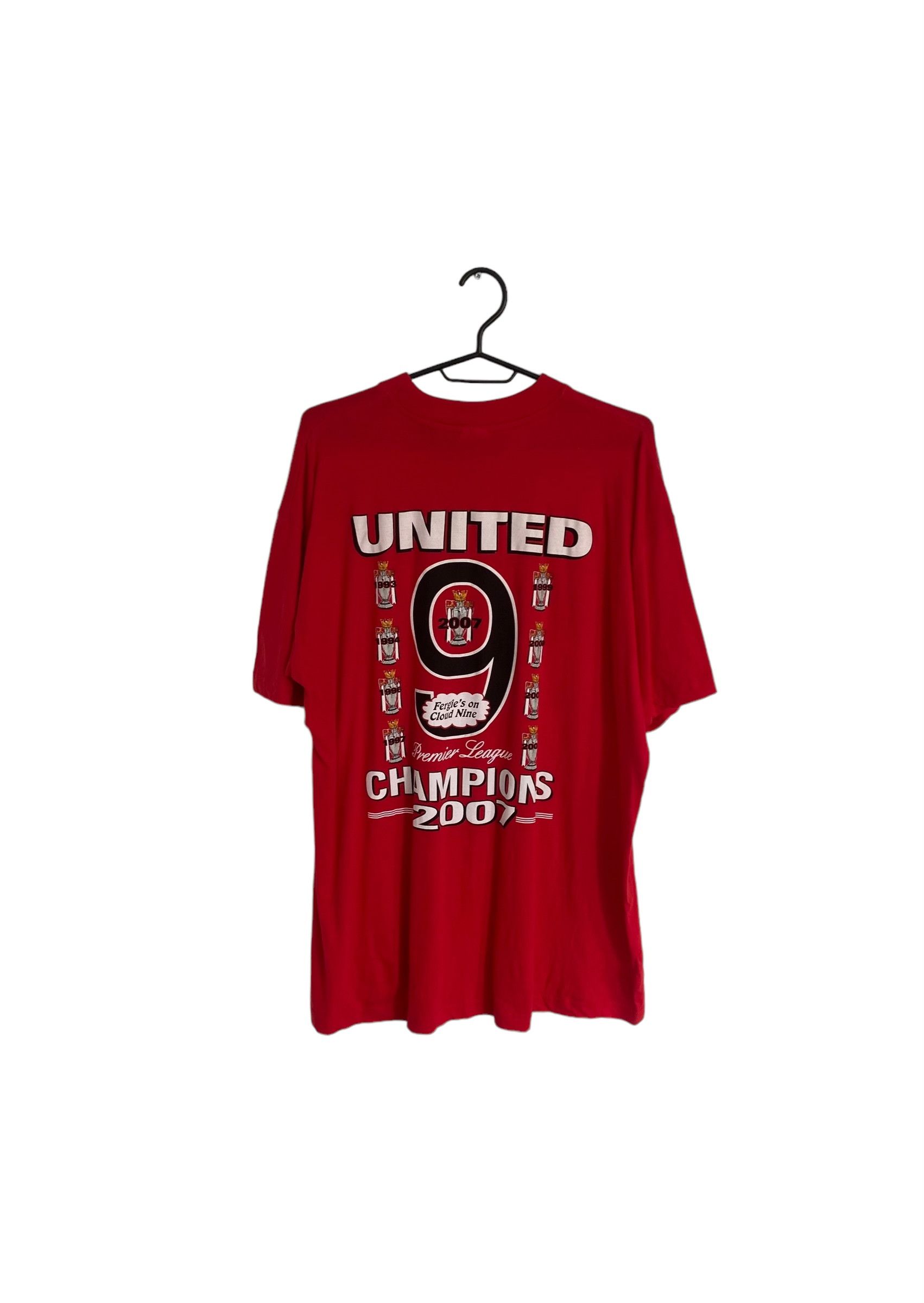 Vintage Manchester United 2007 champions vintage tee Size US L / EU 52-54 / 3 - 4 Thumbnail