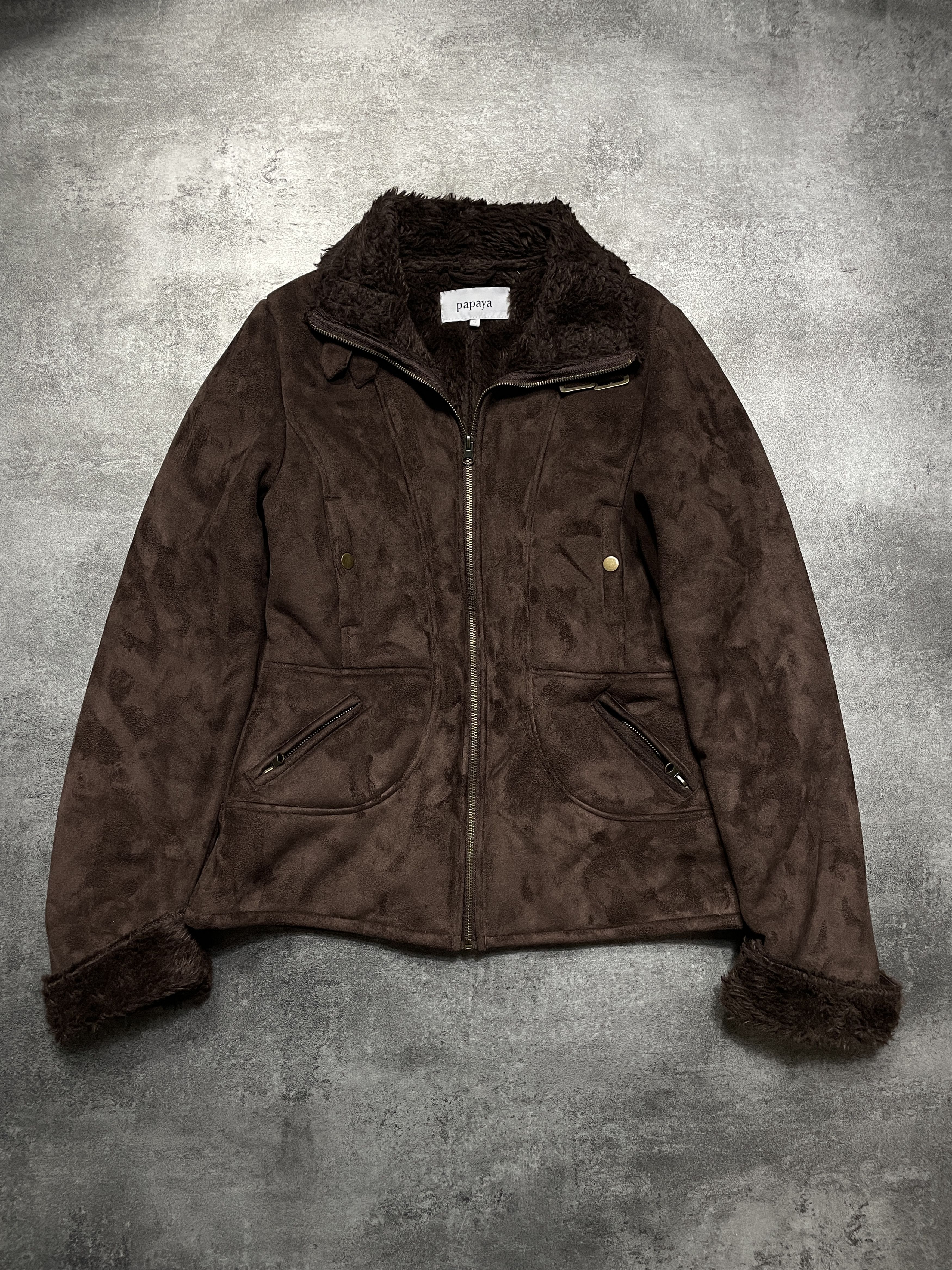Vintage 🔥Offers🔥Vintage Y2K Avant Garde Premium Jacket Fur Cozy Size M / US 6-8 / IT 42-44 - 1 Thumbnail