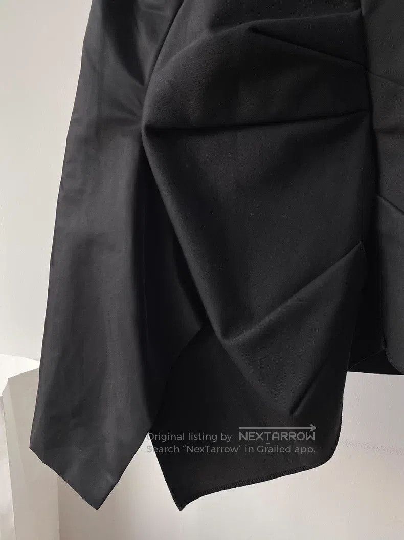 Comme des Garcons Comme Des Garcons size S Deconstructed black half-skirt Size 25" / US 0 / IT 36 - 3 Thumbnail