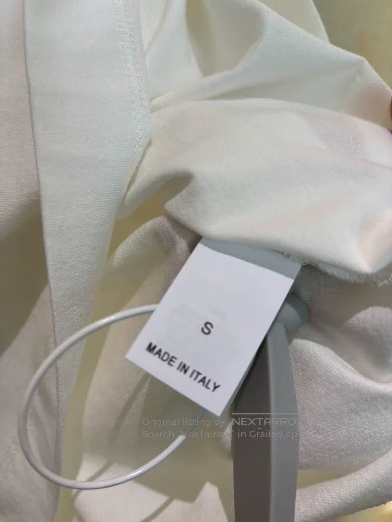 Brunello Cucinelli Brunello Cucinelli Women's Crew Neck White Short Sleeve T- Size S / US 4 / IT 40 - 5 Thumbnail