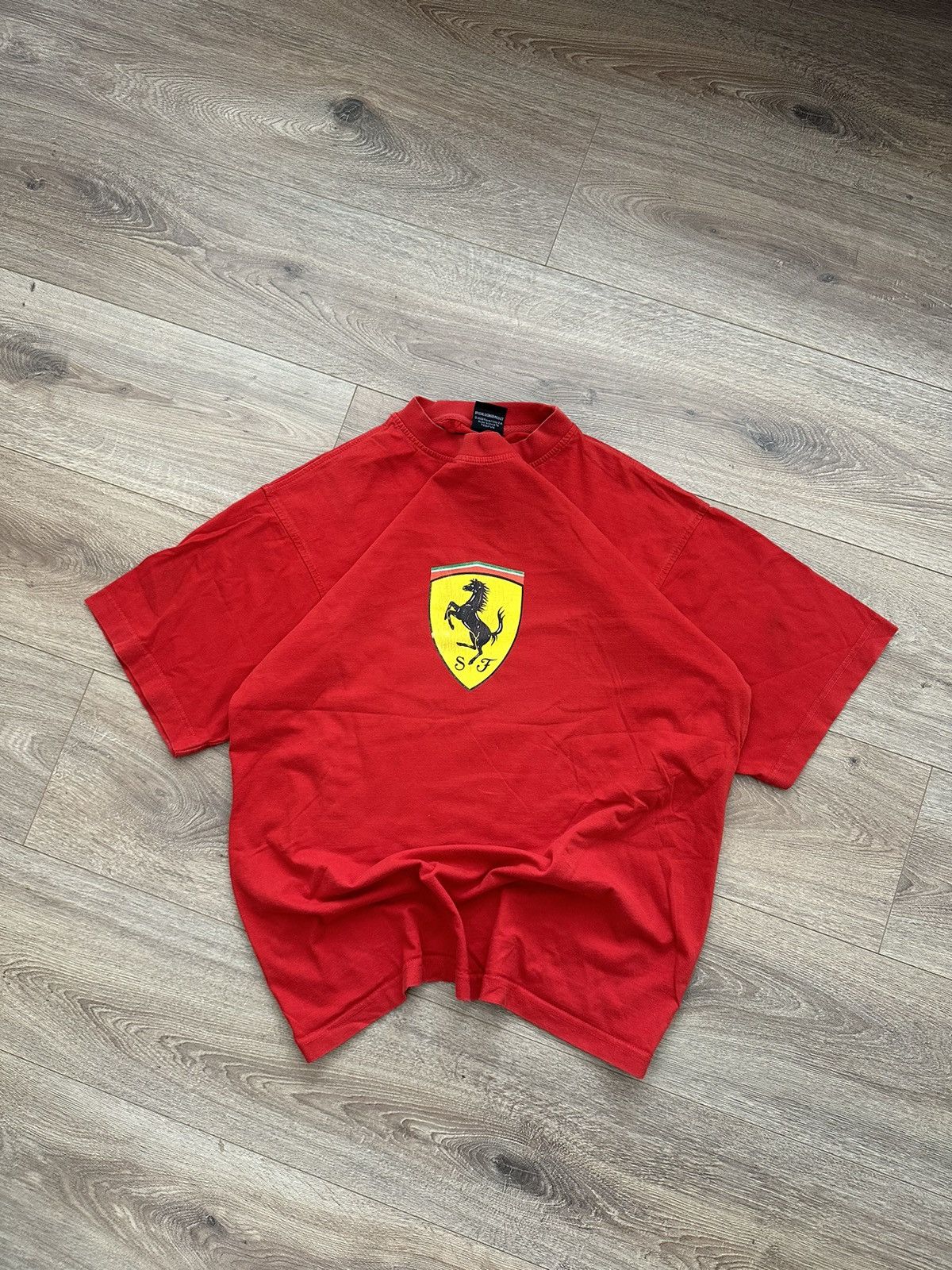Ferrari 🔥VINTAGE FERRARI Y2K 2000 T-SHIRT🔥 Size US L / EU 52-54 / 3 - 1 Thumbnail
