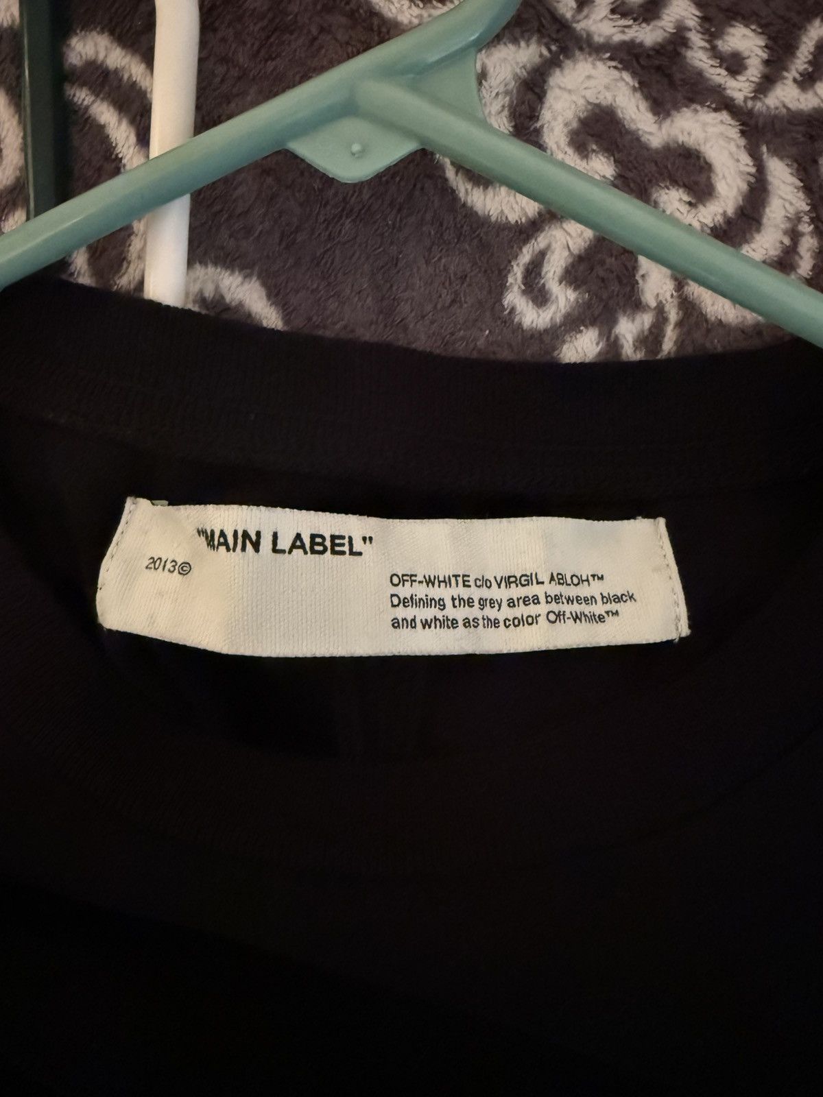 Off-White × Virgil Abloh Off-White FW19 3m Unfinished Arrow Tee (Medium) Size US M / EU 48-50 / 2 - 4 Thumbnail