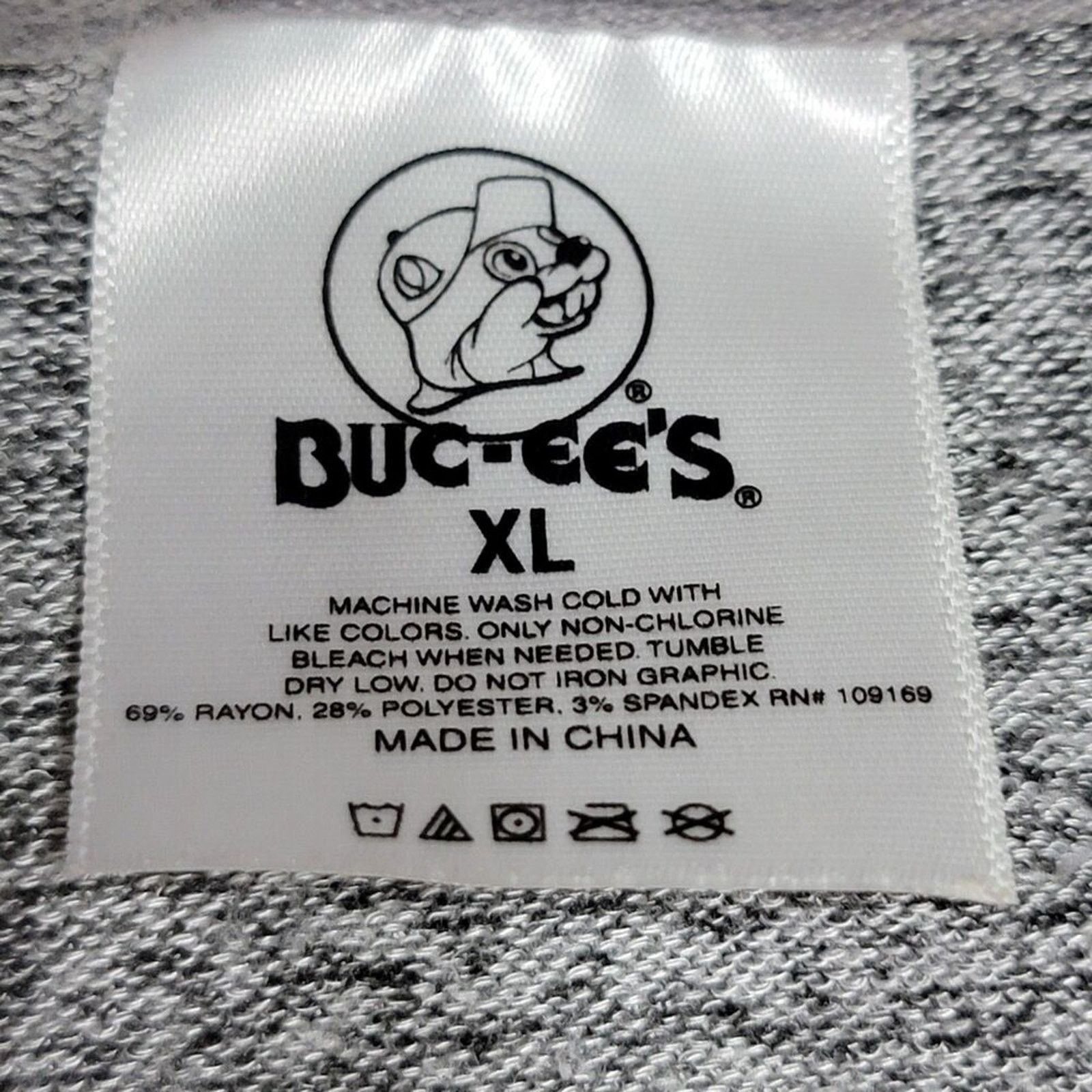 Other Buc-ee's LS Grey Knit V-Neck Oversized Sweater - Size XL Size XL / US 12-14 / IT 48-50 - 5 Thumbnail