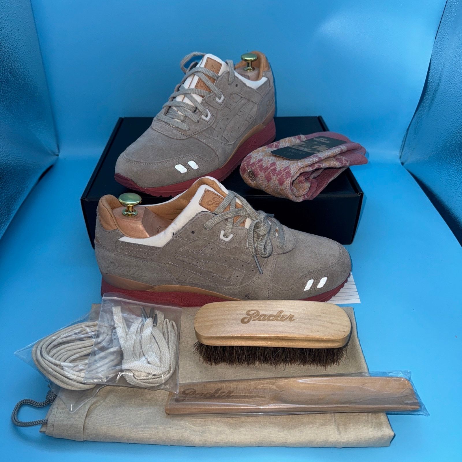 Asics × Packer Shoes Asics Gel Lyte III x Packer Shoes "Dirty Buck" Box Set m8 Size US 8 / EU 41 - 1 Thumbnail