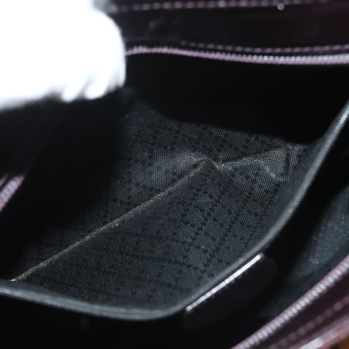 Gucci GUCCI Bamboo Hand Bag Nylon Brown Silver 000 1998 000 1998 Size ONE SIZE - 20 Thumbnail