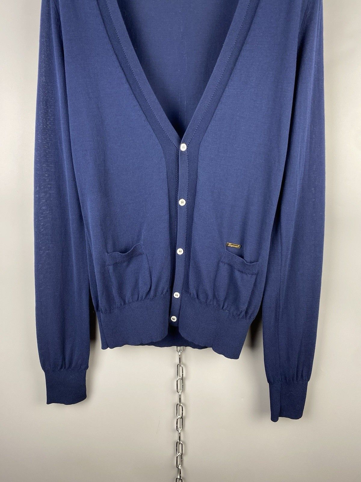 Dsquared2 Dsquared Luxury Womens Cotton Cardigan Sweater Size L / US 10 / IT 46 - 4 Thumbnail