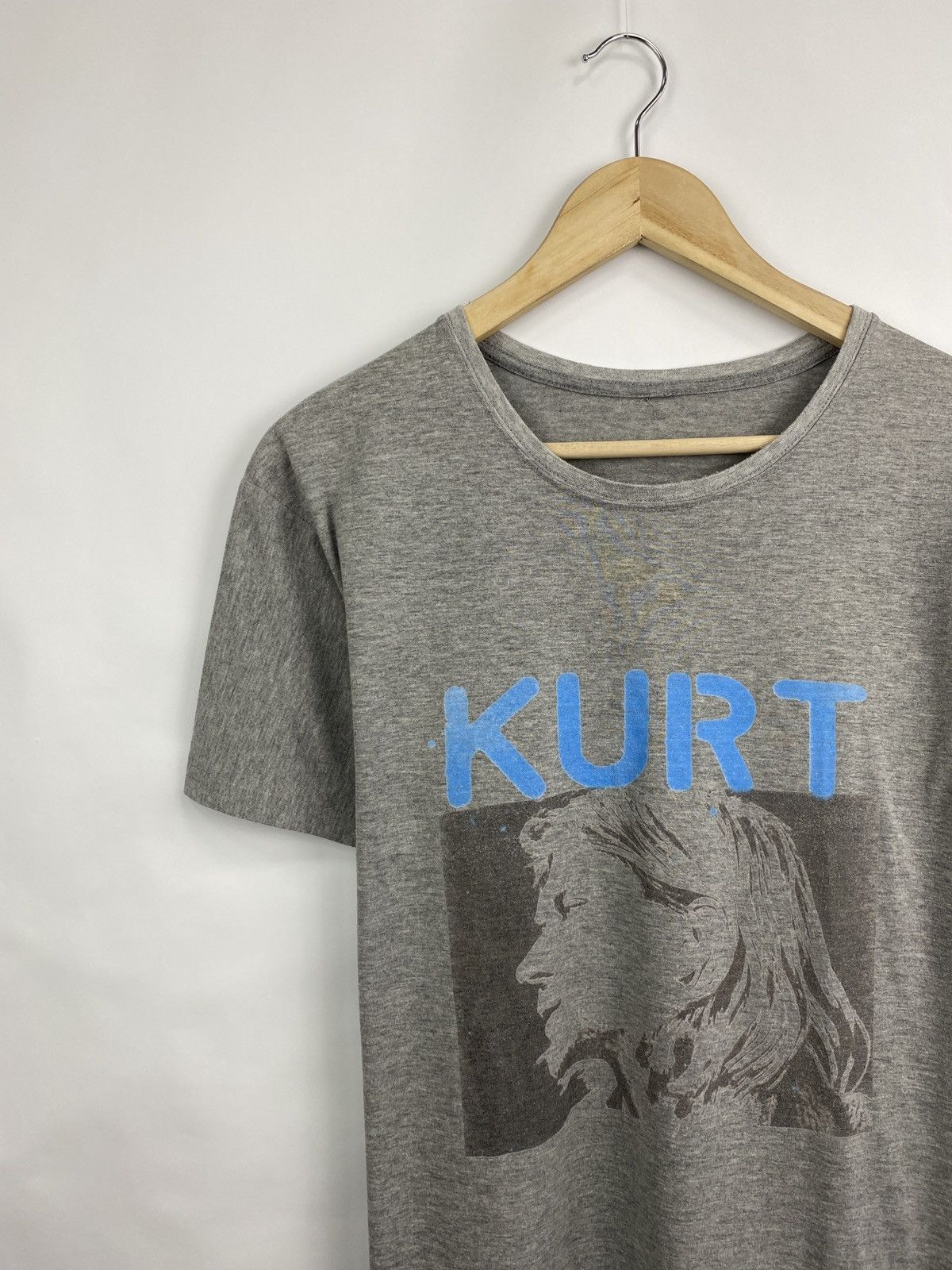4GSELLER 🇺🇸 Vintage 90s Kurt Cobain Nirvana T-Shirt Rare Retro Hype Size US L / EU 52-54 / 3 - 2 Thumbnail