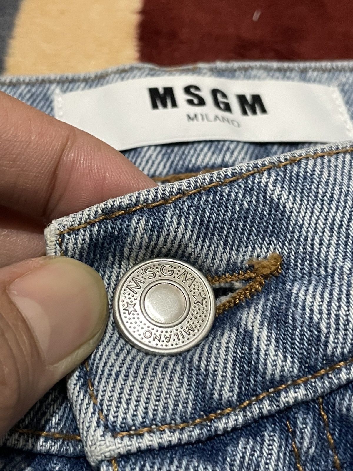 MSGM MSGM MILANO DENIM FADED DISTRESSED Size US 31 - 5 Thumbnail