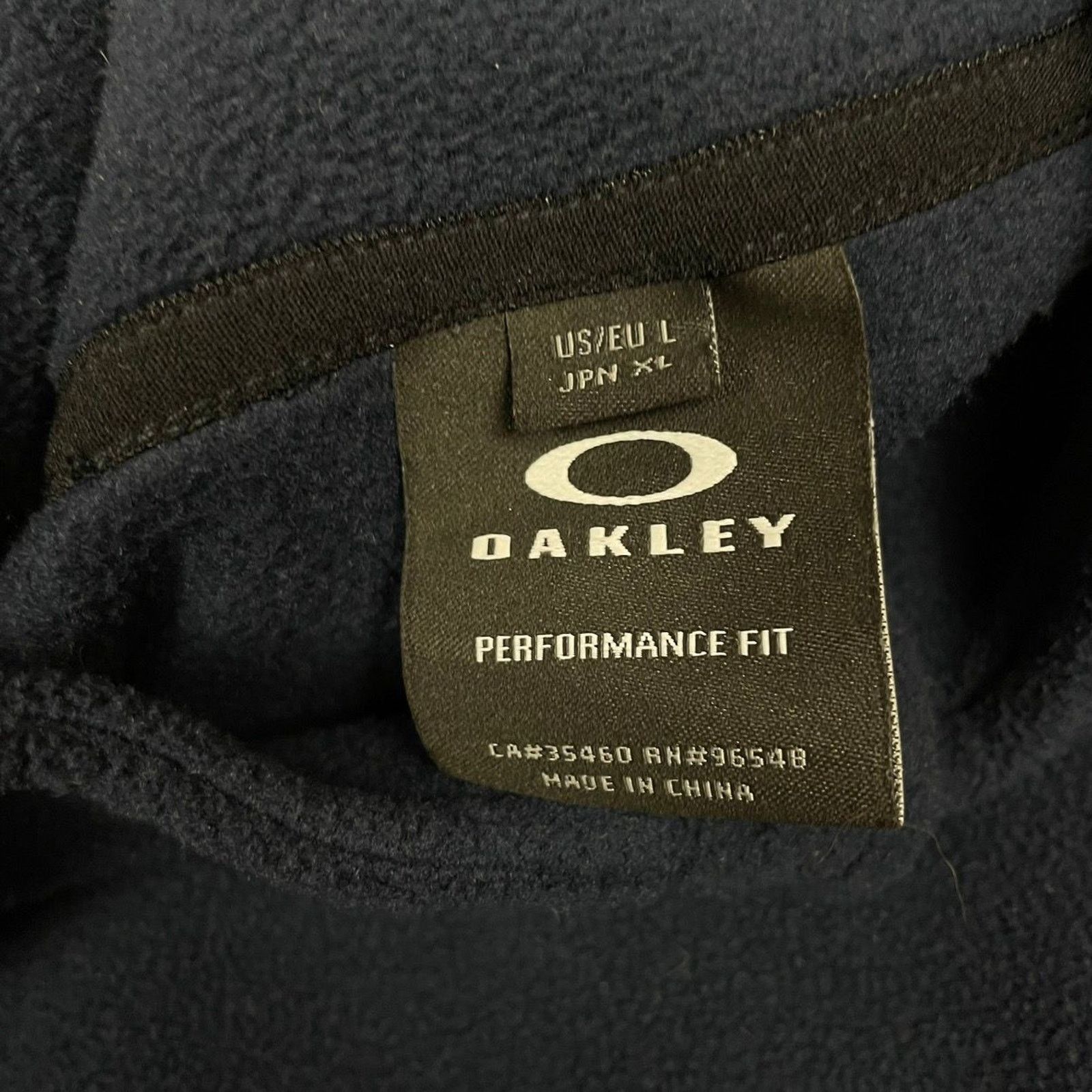 Oakley × Vintage Oakley Women's Blue Ridge Ltd 1/2 Zip Fleece Lined Sweater L Size L / US 10 / IT 46 - 8 Thumbnail