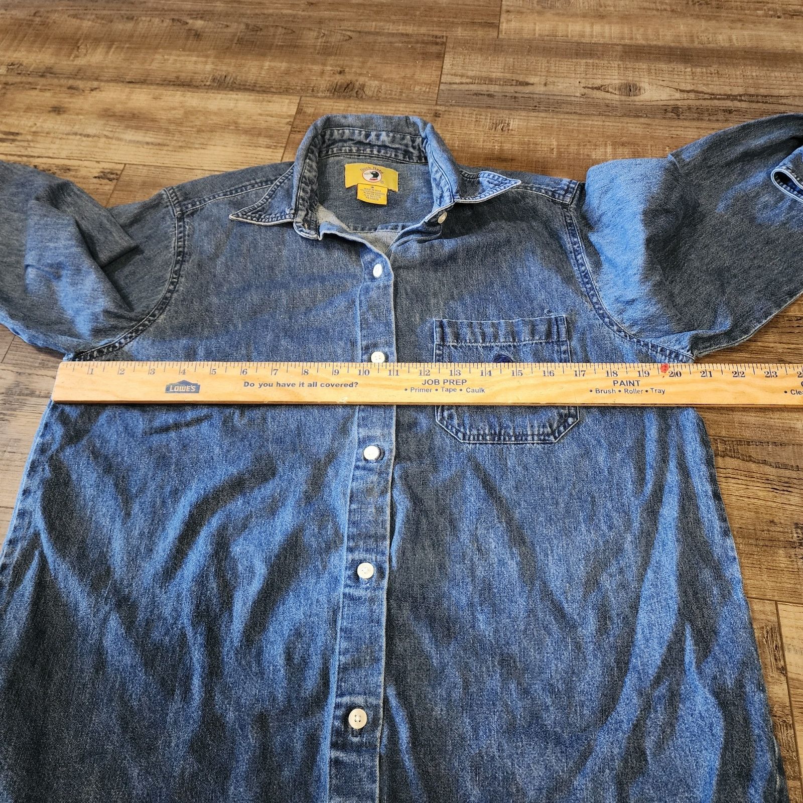 Duck Head Vintage Duck Head denim button up shirt size 9 Womens 2410 Size M / US 6-8 / IT 42-44 - 5 Thumbnail