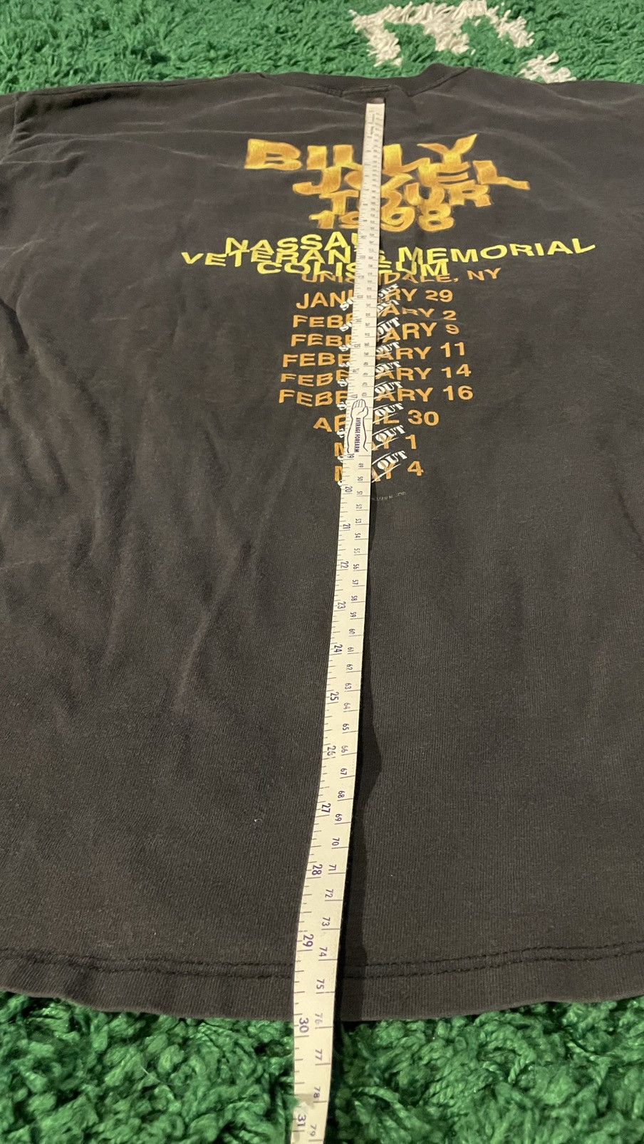 Vintage Billy Joel Vintage 90s Concert Tour Tee XXL Rare Rock Band Size US XXL / EU 58 / 5 - 10 Thumbnail