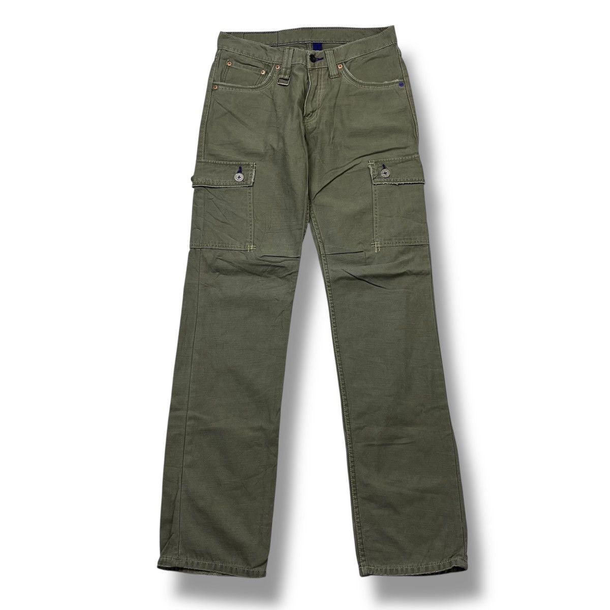 Levi's Vintage 60s Levi’s Cargo Pants | Olive Green | Size 30 Size US 30 / EU 46 - 2 Thumbnail