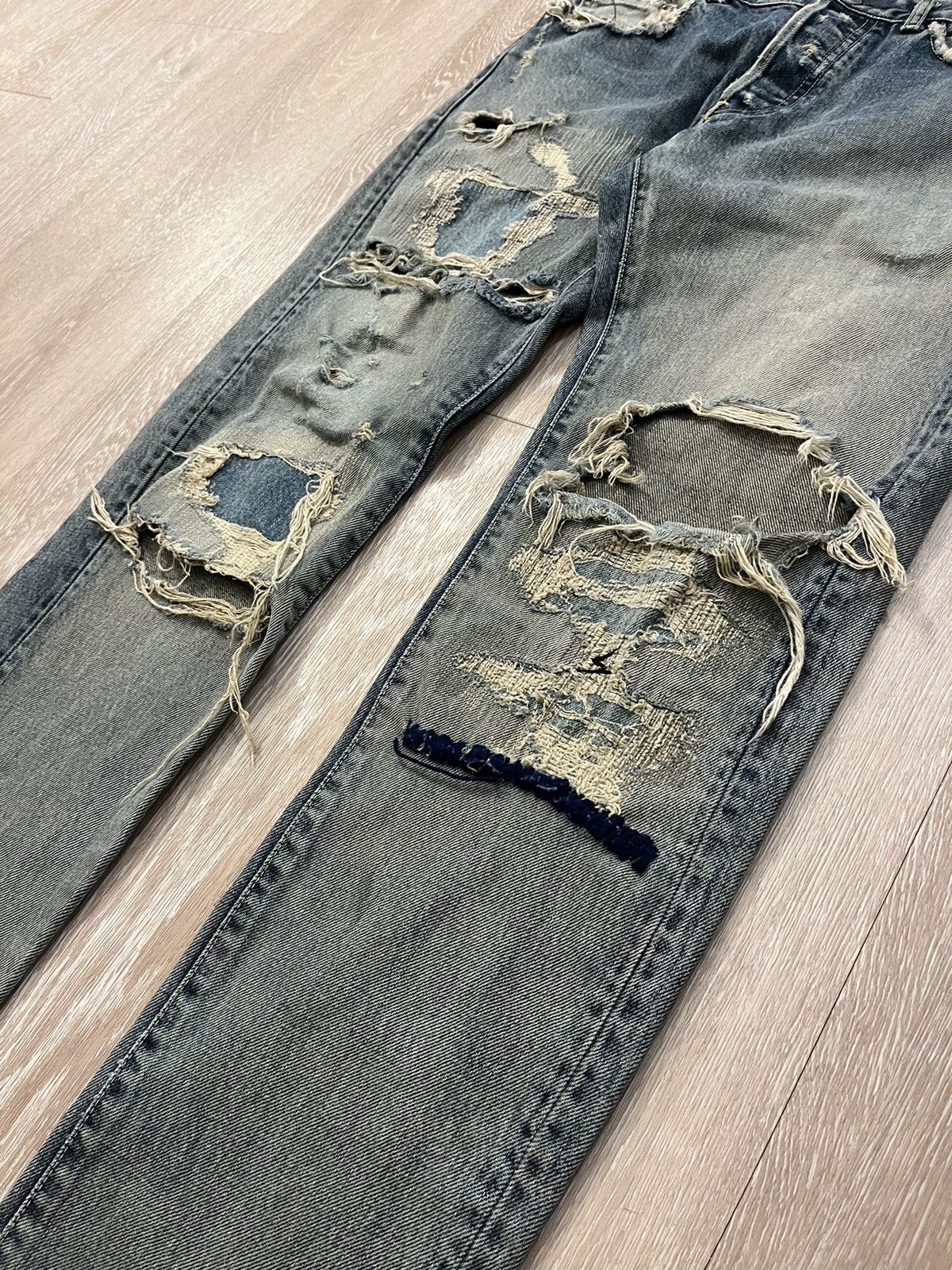 Undercover SS10 Navy Yarn 68 Denim Jeans Size US 30 / EU 46 - 3 Thumbnail