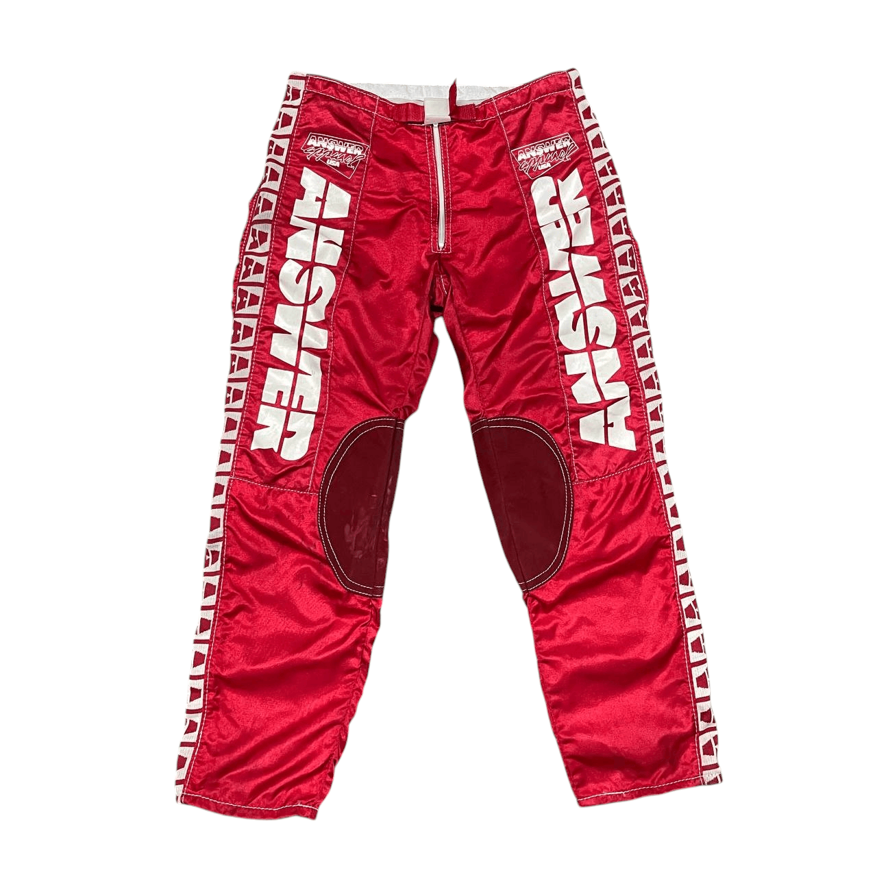 Japanese Brand Vintage Answer Racing Motocross Side Tape Pants Size US 32 / EU 48 - 1 Thumbnail