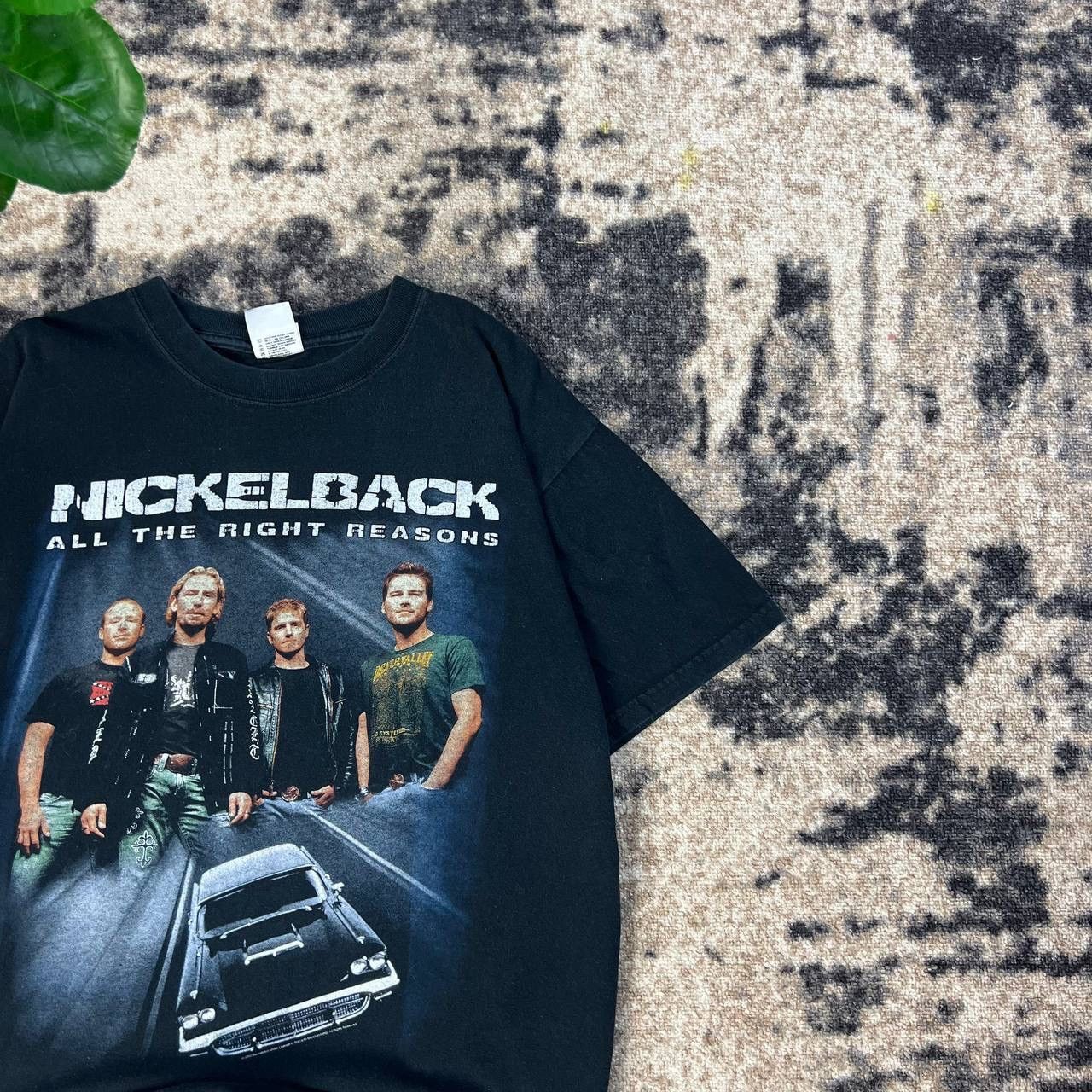 Band Tees Nickelback Vintage Y2K Big Logo Rock Band T-Shirt 1TS82 Size US L / EU 52-54 / 3 - 3 Thumbnail