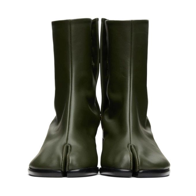 Maison Margiela o1w1db11225 Tabi Ankle Boots in Green Size US 8 / IT 38 - 2 Thumbnail