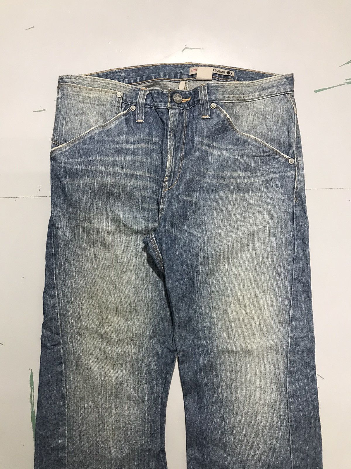Levi's Vintage Levi’s engineer jeans 1999 denim Size US 36 / EU 52 - 4 Thumbnail