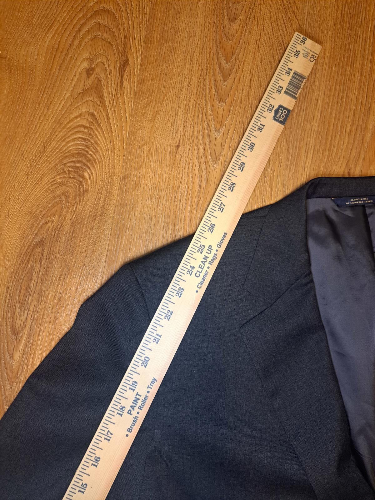 Brooks Brothers Brooks Brothers Suit Jacket Separate 48R Charcoal Gray Size 48R - 9 Thumbnail