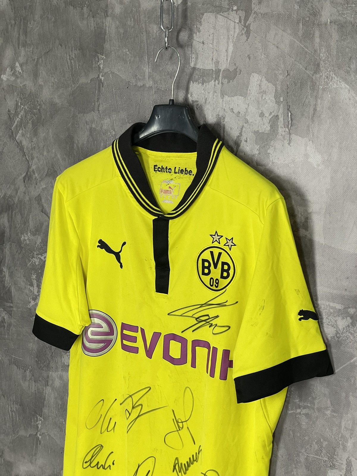 Puma Football Soccer BORUSSIA DORTMUND Rare Home Jersey Size US M / EU 48-50 / 2 - 7 Thumbnail