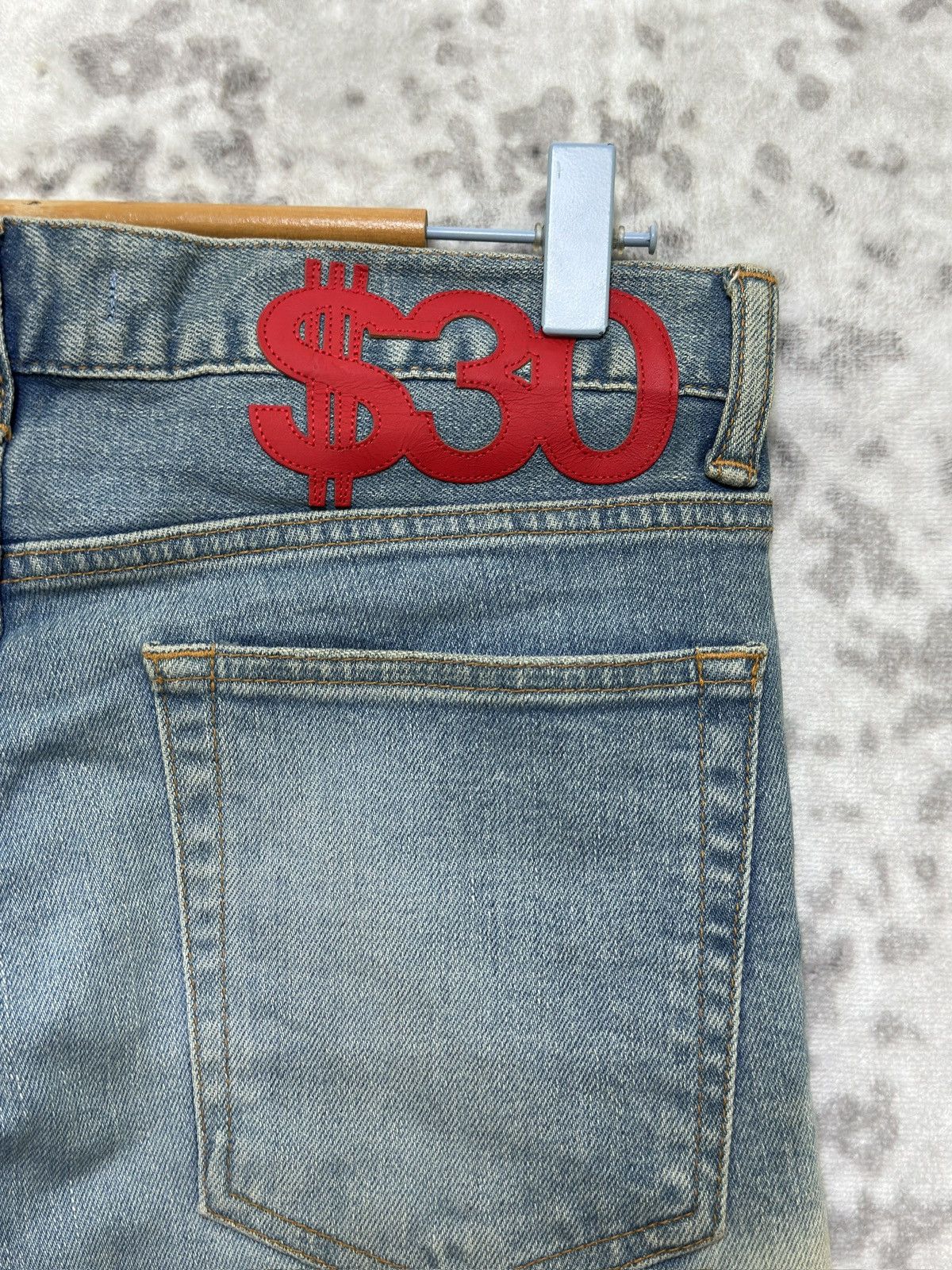 PHENOMENON Rare Phenomenon Archive Skinny Bleached Distressed Denim Size US 30 / EU 46 - 12 Thumbnail
