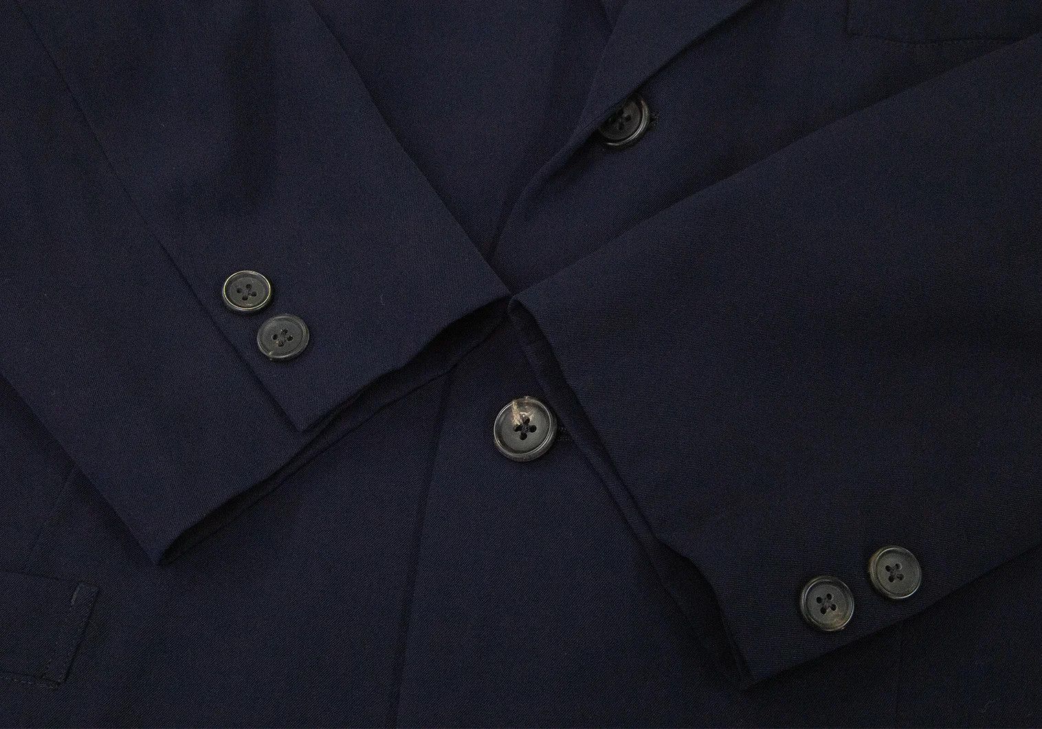Yohji Yamamoto Yohji Yamamoto Wool Gabardine 2B Jacket Size US M / EU 48-50 / 2 - 8 Thumbnail
