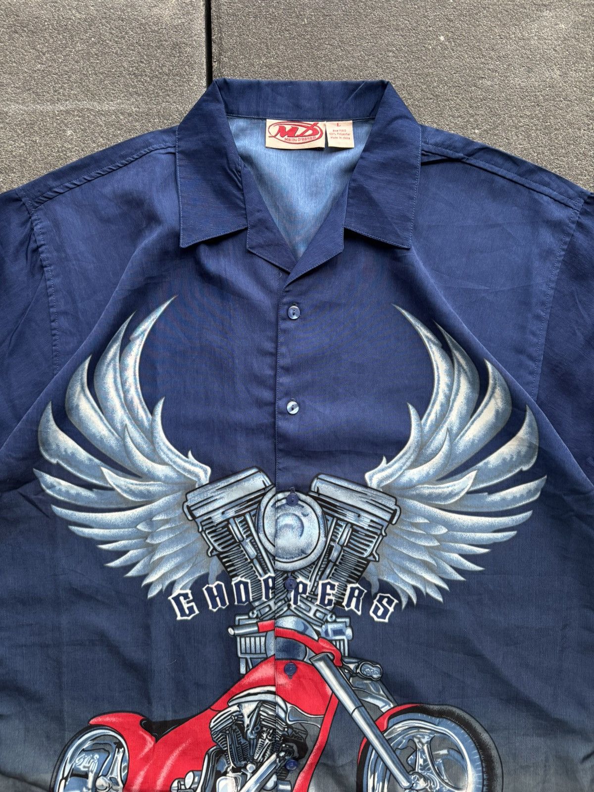 West Coast Choppers CRAZY Y2K WEST COAST CHOPPERS SHIRT Size US XXL / EU 58 / 5 - 4 Thumbnail