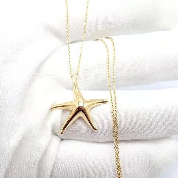 Tiffany & Co. Tiffany & Co 18k Yellow Gold Large Starfish Pendant Necklace Size ONE SIZE - 5 Thumbnail