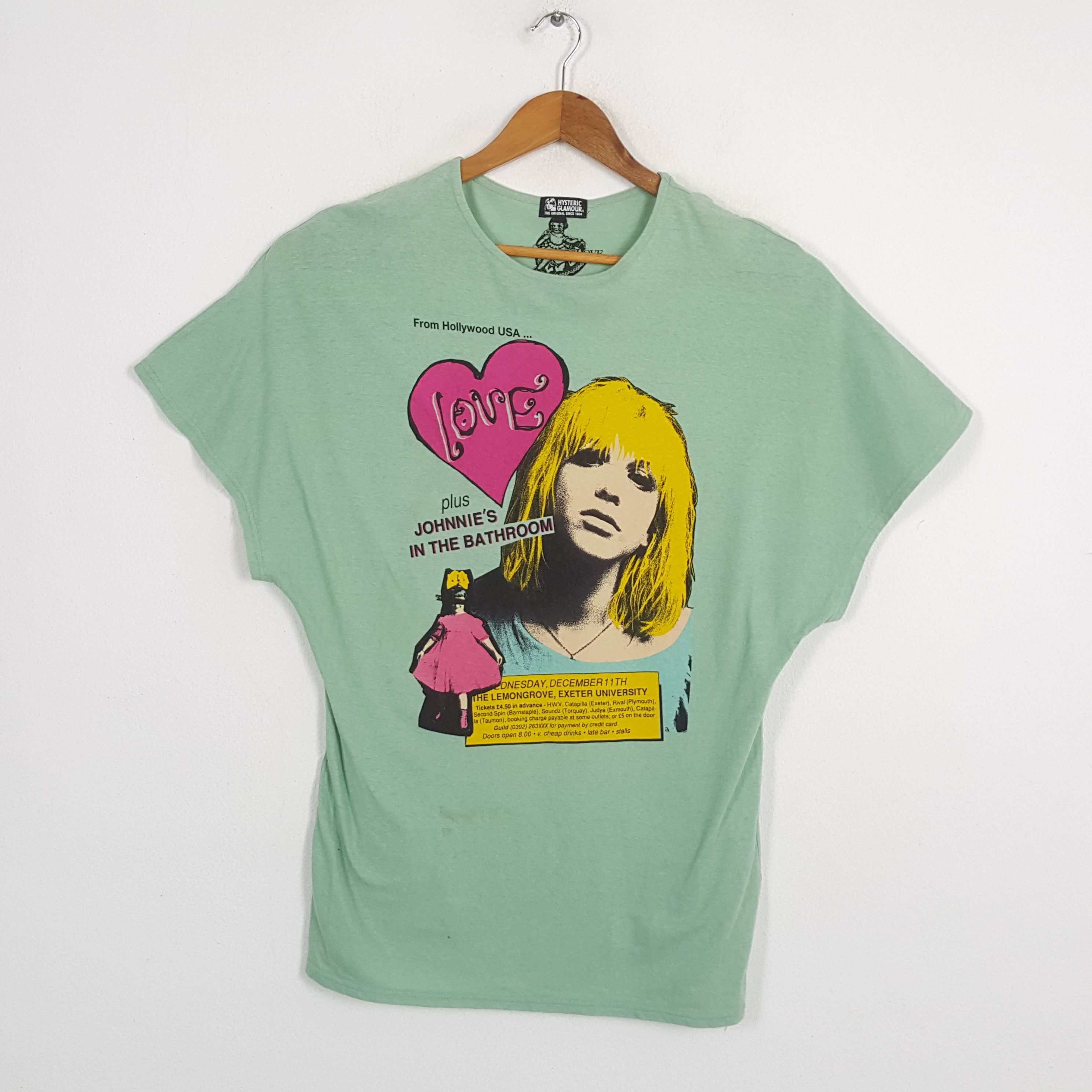 Hysteric Glamour × Japanese Brand × Vintage Vintage HYSTERIC GLAMOUR Japanese Fashion Brand T-Shirts Size M / US 6-8 / IT 42-44 - 1 Thumbnail