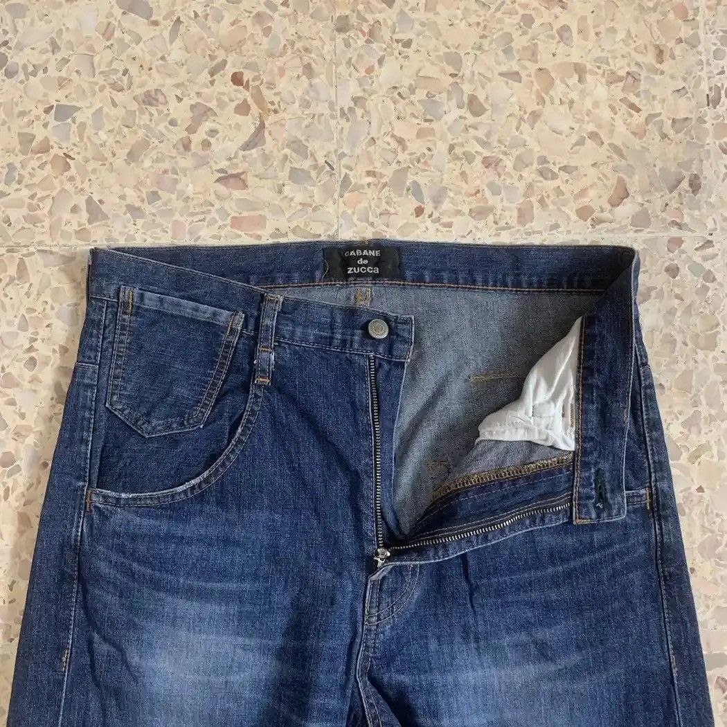Issey Miyake STEALS💥CABANE DE ZUCCA BY ISSEY MIYAKE JEANS REDLINE SIZE M Size US 32 / EU 48 - 6 Thumbnail