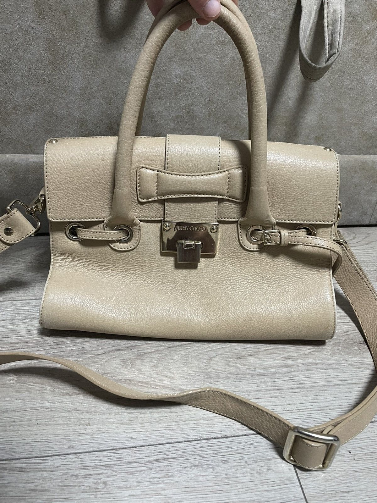 Jimmy Choo Rosalie Leather Handbag Shoulder Bag