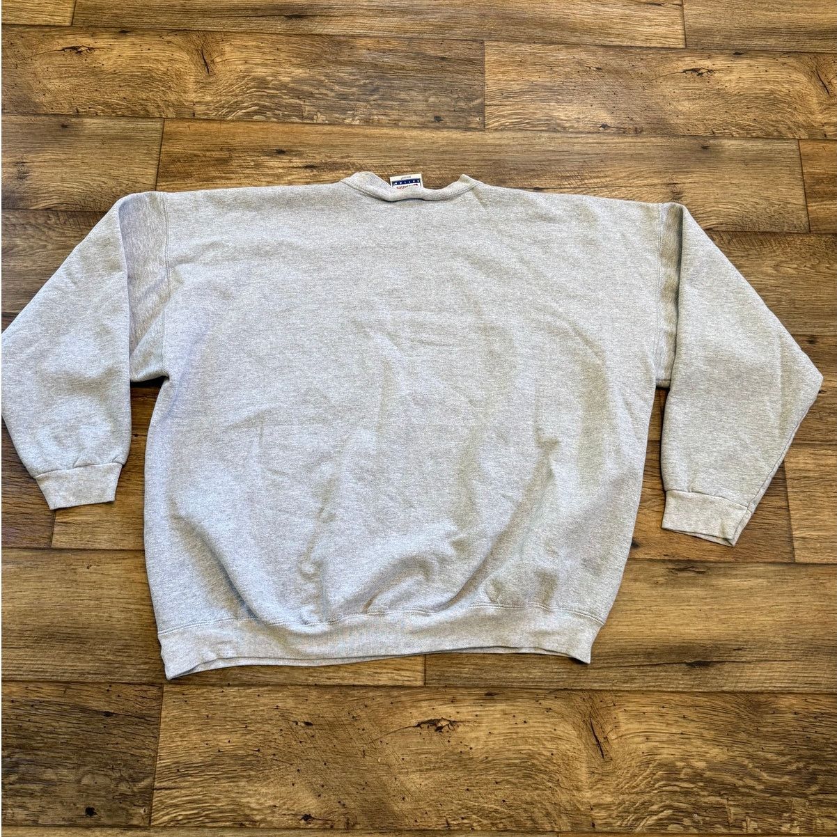 Hanes Vintage 90s Hanes Blank Gray Crewneck Sweatshirt Size US XL / EU 56 / 4 - 5 Thumbnail