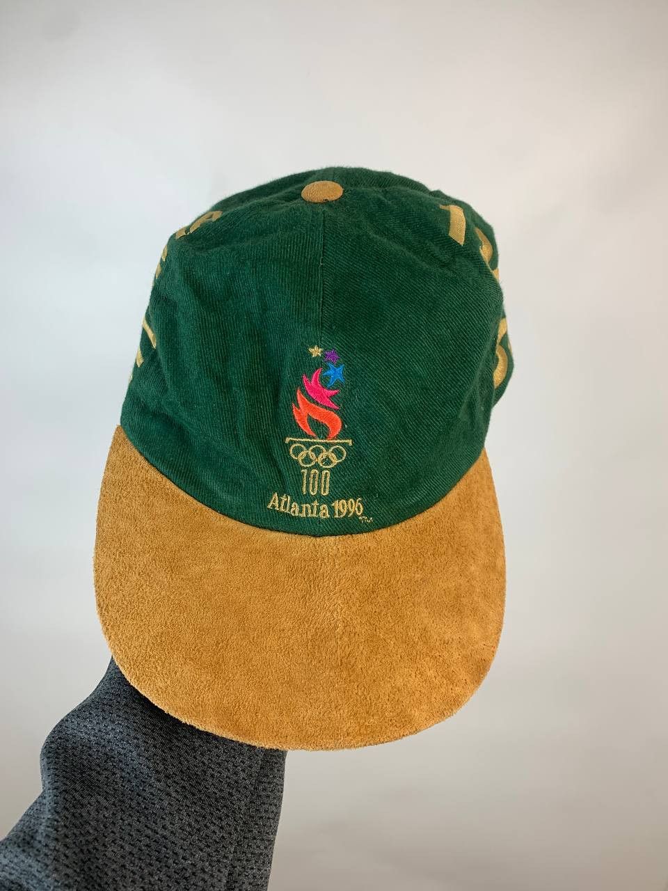 Vintage Olympic Games Atlanta 1996 Cap Hat Green vintage Size ONE SIZE - 1 Thumbnail