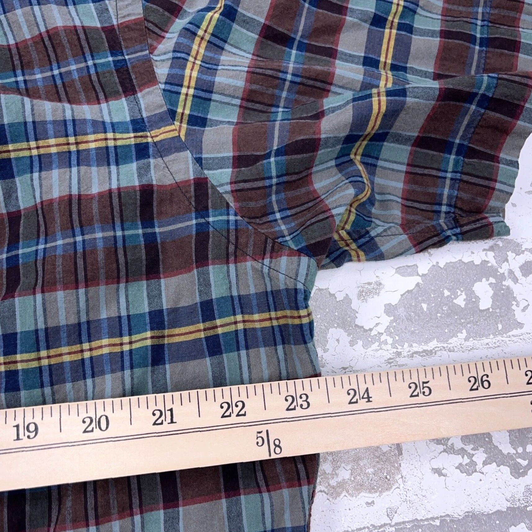 Ralph Lauren Ralph Lauren Shirt Men Large Blue Red Plaid Button-Up Classic Fit Tartan Camp Size US L / EU 52-54 / 3 - 7 Thumbnail
