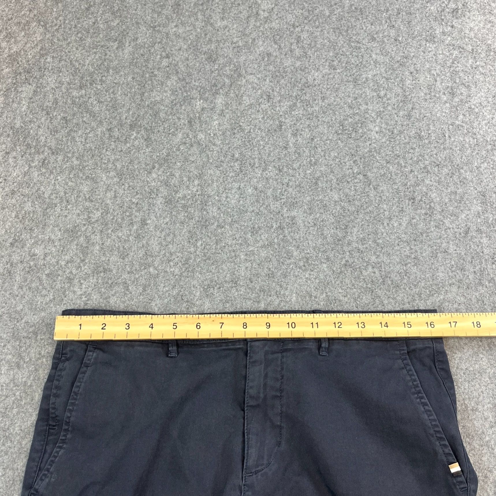 Hugo Boss Hugo Boss Chino Trousers Slim Tapered Fit 32 Blue Stretch Cotton Elasatan 5-Pocket Mens Regular Modern Casual Formal Workwear Pants Size US 32 / EU 48 - 6 Thumbnail