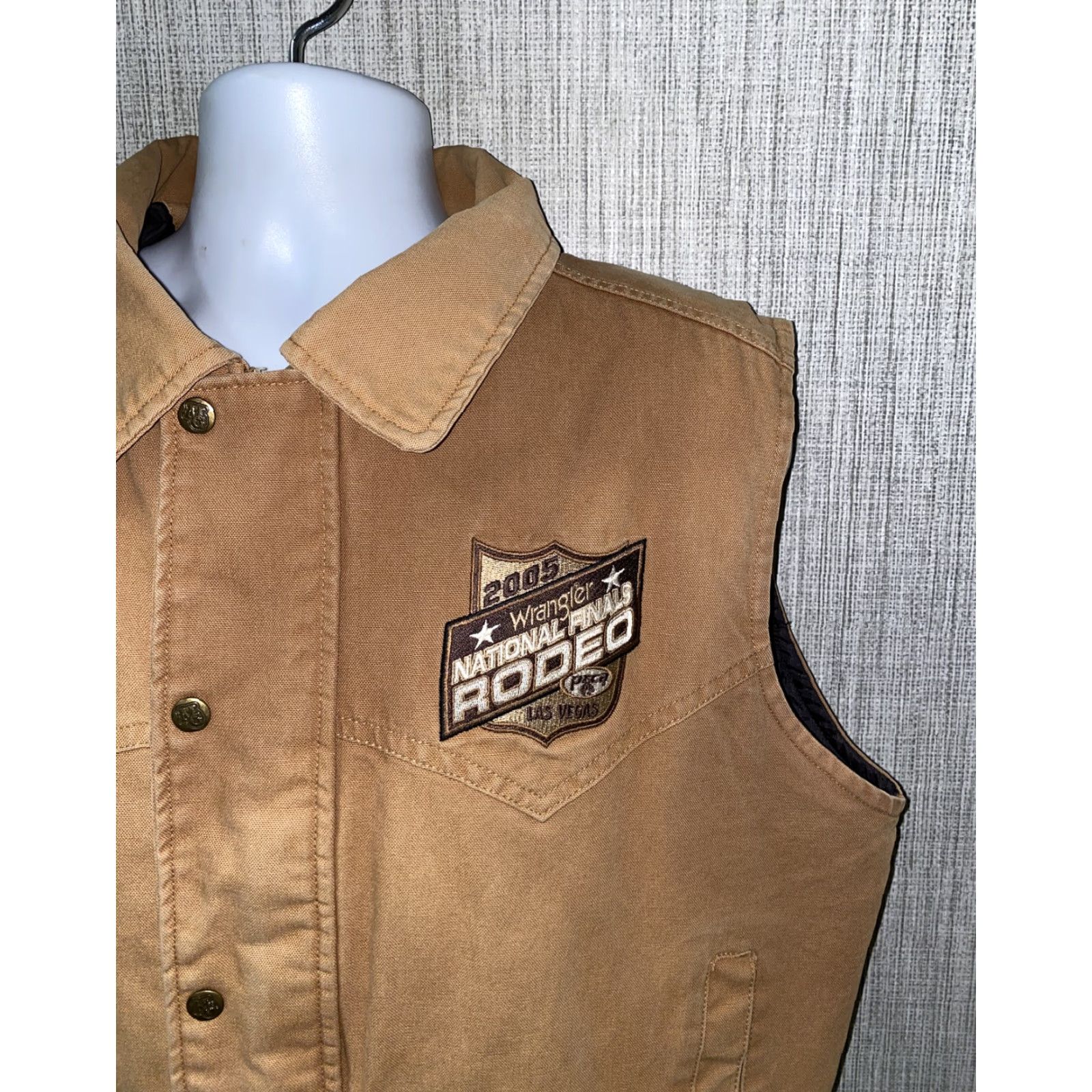 Vintage Main Gate Men's Brown Canvas Full Zip Vest Size L Casual Size US L / EU 52-54 / 3 - 2 Thumbnail