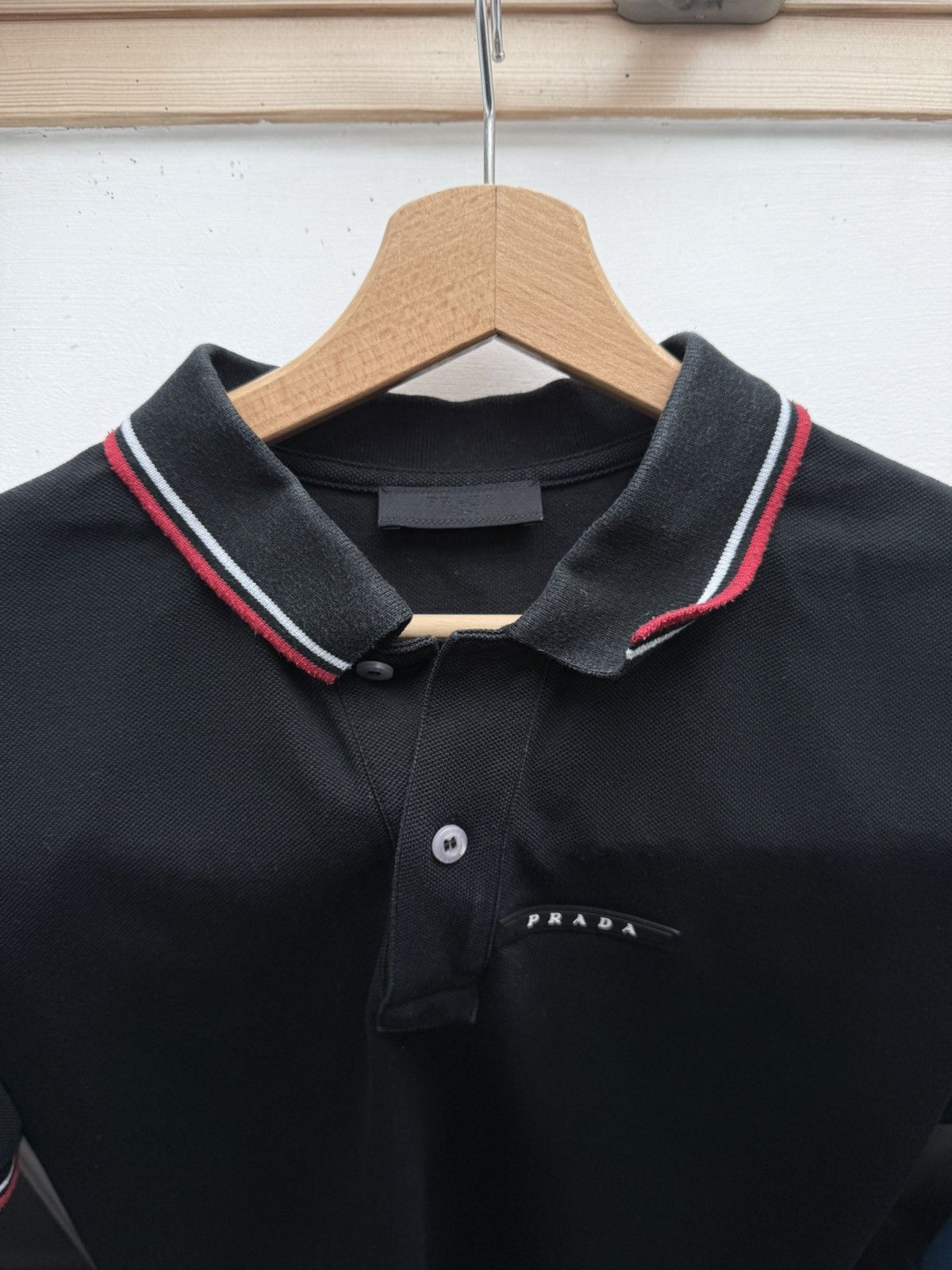 Prada Prada Polo T-shirt Luxury Size US XL / EU 56 / 4 - 3 Thumbnail