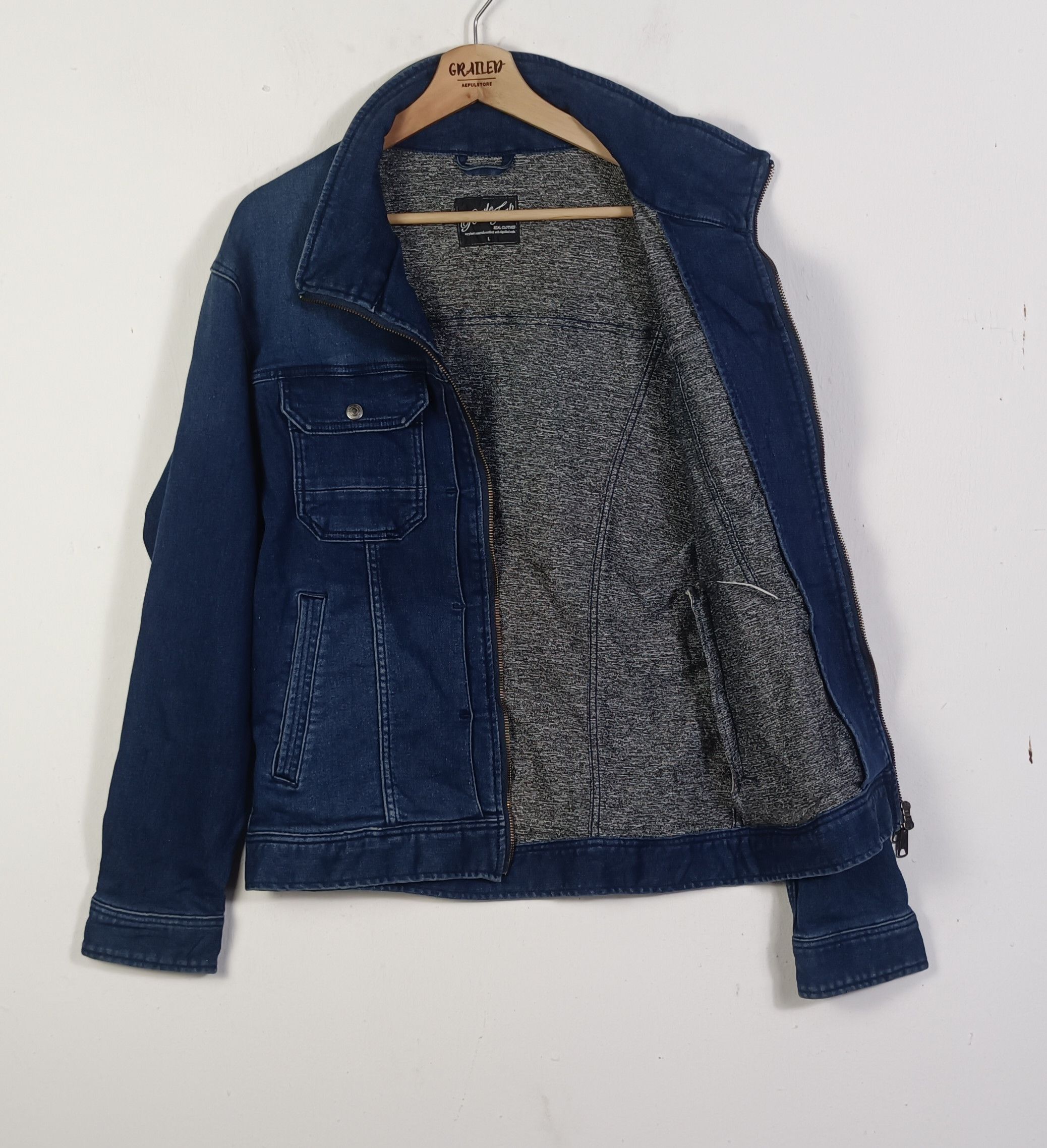 Japanese Brand Fashion🔥 Japan Denim Rattle Trap Denim Jacket Size US M / EU 48-50 / 2 - 5 Thumbnail