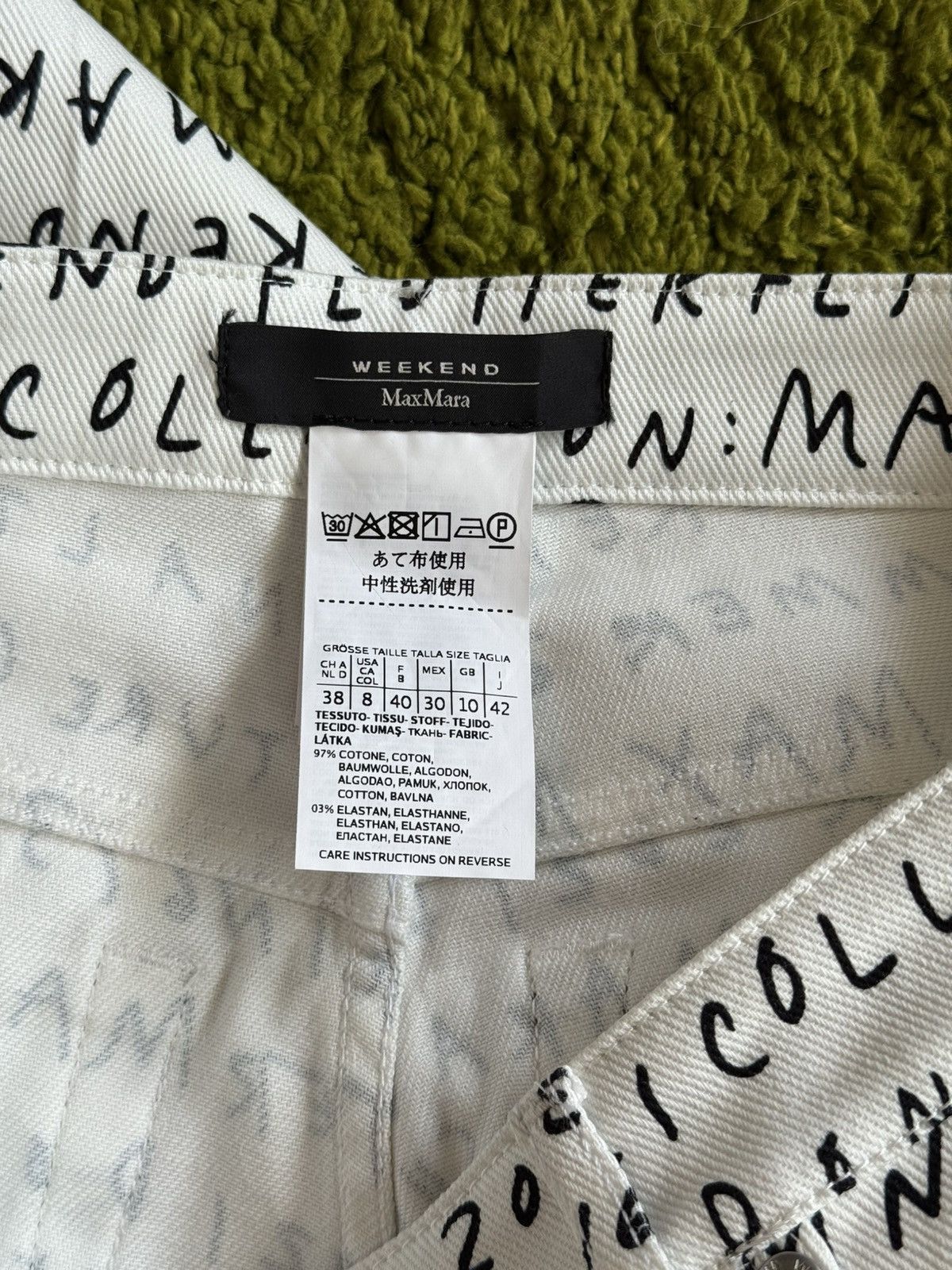 Max Mara Max Mara Weekend x Donald Robertson flared monogram jeans Size 30" / US 8 / IT 44 - 8 Thumbnail