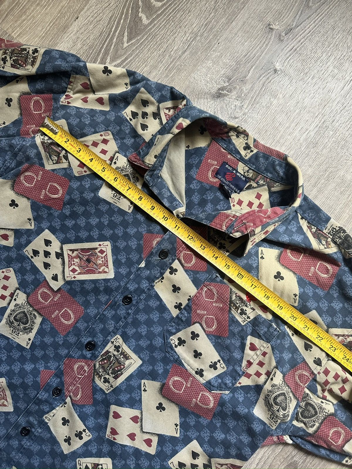 Rocawear Vintage RocaWear Cards Button Up Jacket Size US XXL / EU 58 / 5 - 7 Thumbnail