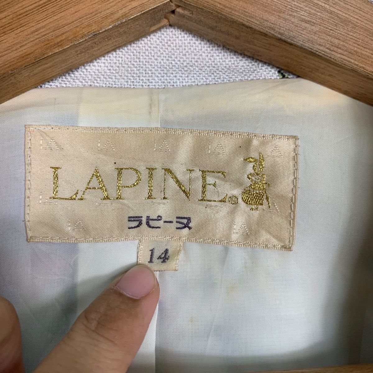 Japanese Brand LAPINE Floral Graphic Casual Jacket #0195-C10 Size M / US 6-8 / IT 42-44 - 16 Thumbnail